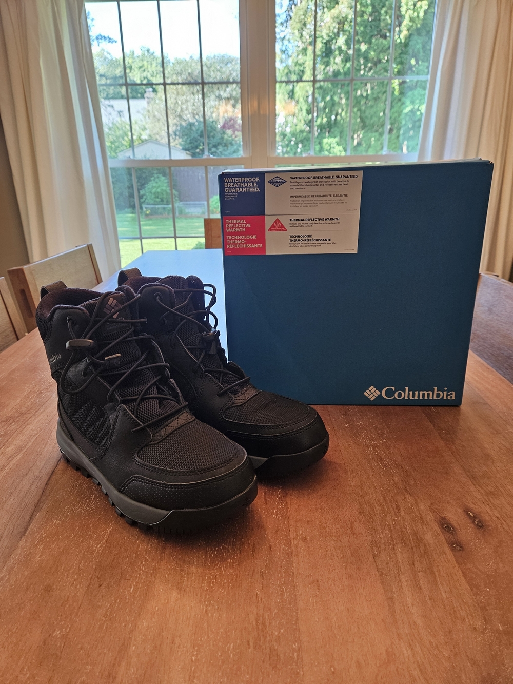 Columbia Kids' Black Winter Boots - Youth Size 7